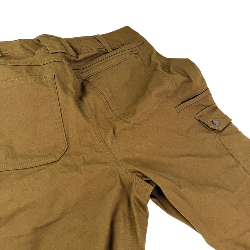 Duluth Trading Co Fire Hose Slim Leg Cargo Pants Brown 14x33 34719 Workwear - Picture 5 of 7